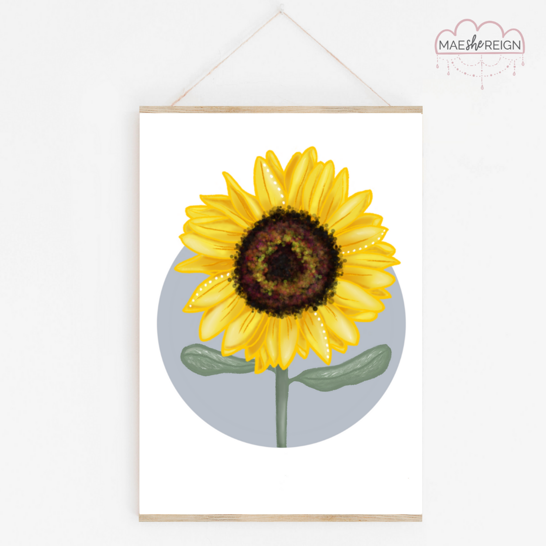 Sunflower -Artwork Print - Mae She Reign - Creative Studio