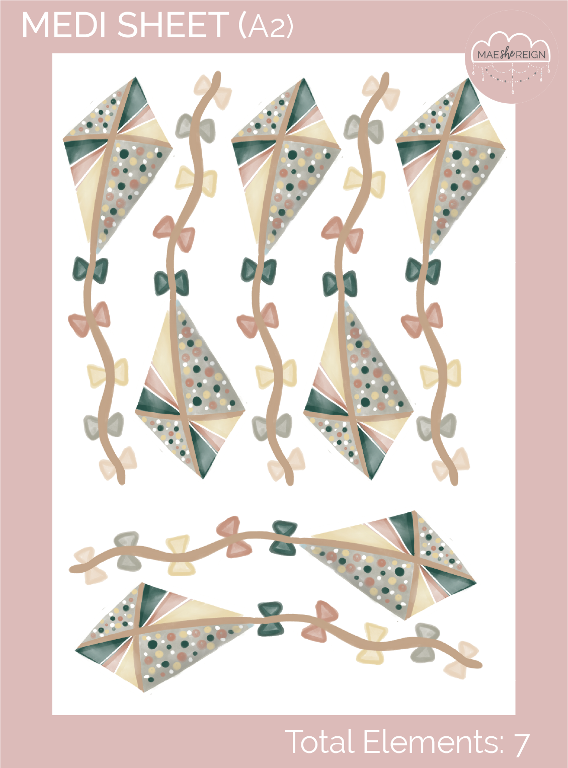 Flying Kites Wall Decals - Mae She Reign - Creative Studio