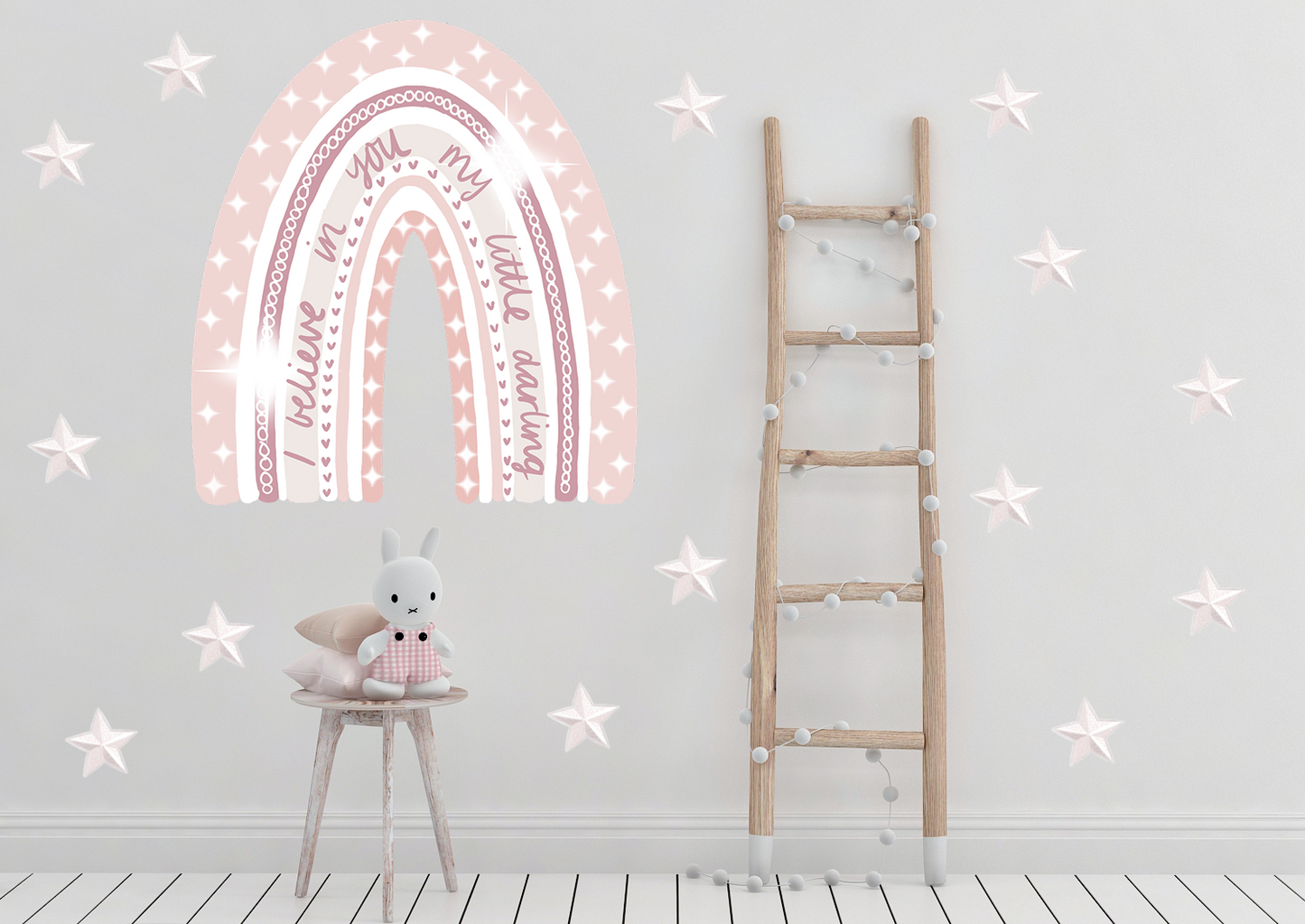 Blush Revelation Rainbow Wall Decals - Mae She Reign - Creative Studio