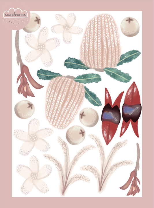 Walkabout Wall Decals - Mae She Reign - Creative Studio