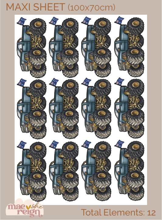 Repeated Monster Manic Wall Decals - Mae She Reign - Creative Studio