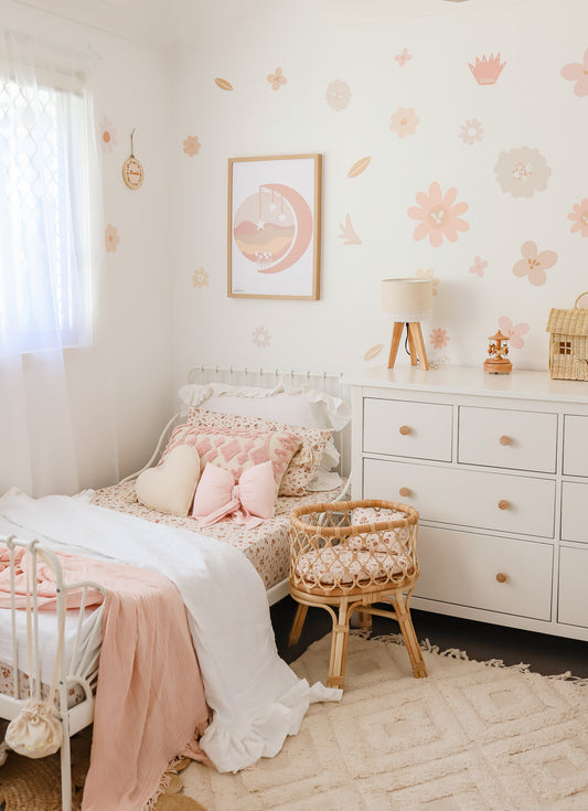 Blush Wildflower Moon Landscape - Mae She Reign - Creative Studio