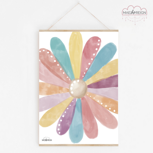 Large Single Confetti Flower - Mae She Reign - Creative Studio