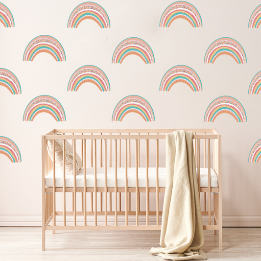 Confetti Rainbows Wall Decals - Mae She Reign - Creative Studio