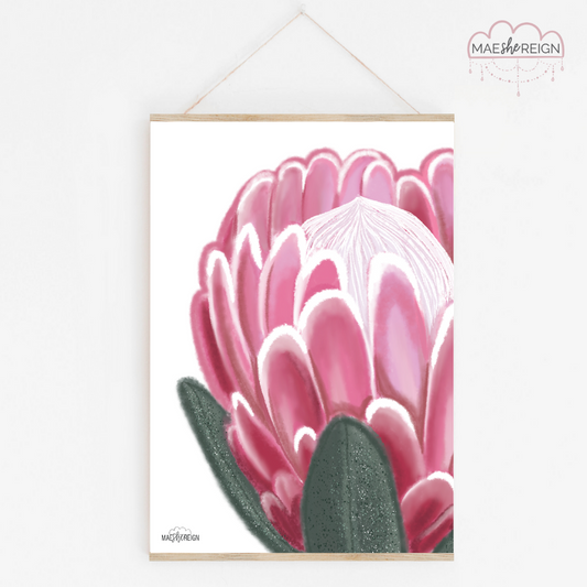 Side Profile Protea - Mae She Reign - Creative Studio