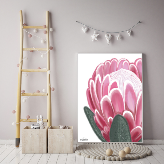 Side Profile Protea - Mae She Reign - Creative Studio