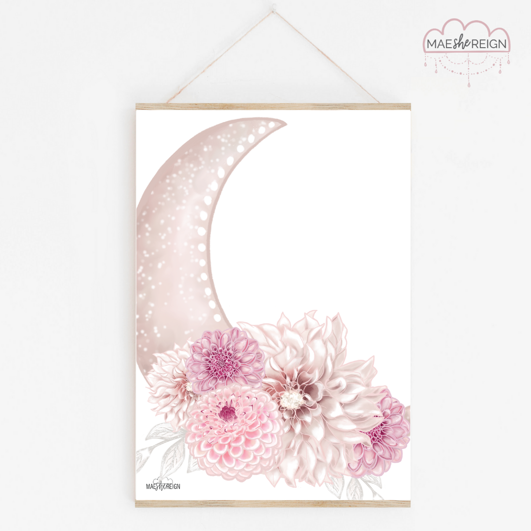 Celestial Dahlia Moon - Mae She Reign - Creative Studio
