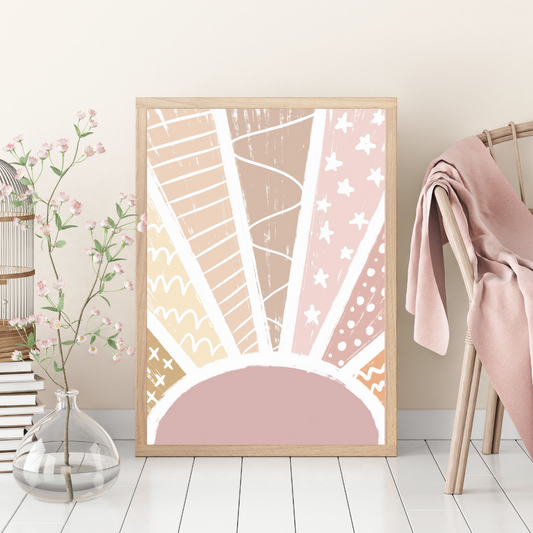 Blush Wildflower Ray of Sunshine - Mae She Reign - Creative Studio