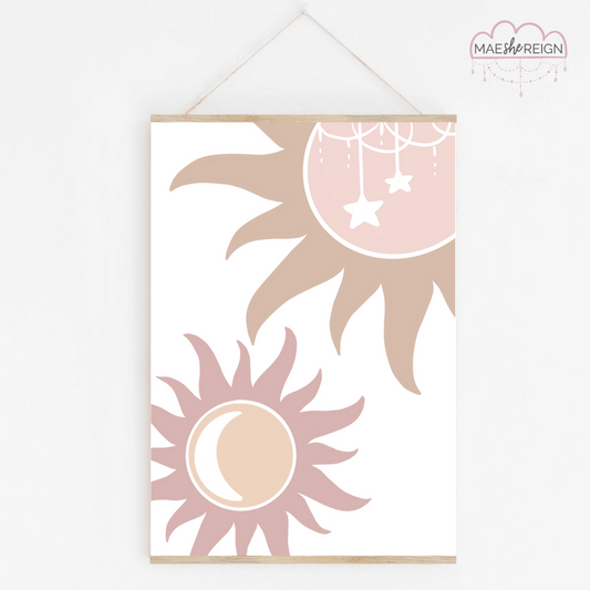 Blush Wildflower Solar Suns - Mae She Reign - Creative Studio