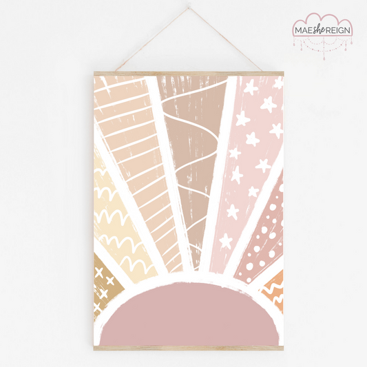 Blush Wildflower Ray of Sunshine - Mae She Reign - Creative Studio