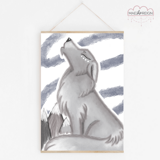 Waylon the Grey Wolf - Mae She Reign - Creative Studio