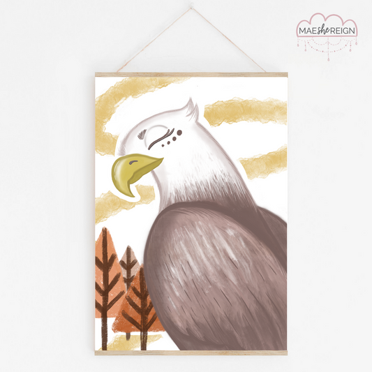 Baxter the Bald Eagle - Mae She Reign - Creative Studio