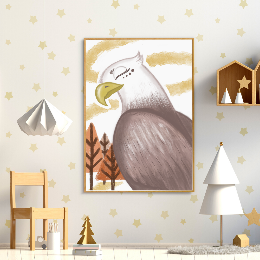 Baxter the Bald Eagle - Mae She Reign - Creative Studio