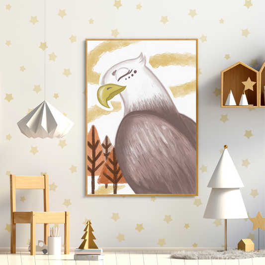 Baxter the Bald Eagle - Mae She Reign - Creative Studio