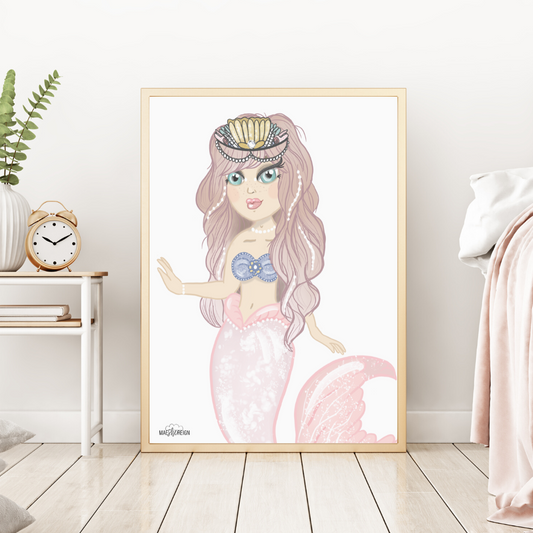 Willow the Mermaid - Close Up - Mae She Reign - Creative Studio