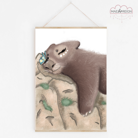 Slumbering Wilbur the Wombat - Mae She Reign - Creative Studio