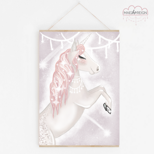 Celeste with Magical Purple Background - Mae She Reign - Creative Studio