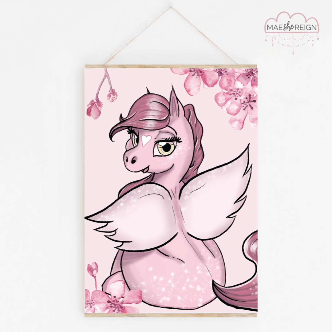 Cherry Blossom the Pegasus - Mae She Reign - Creative Studio