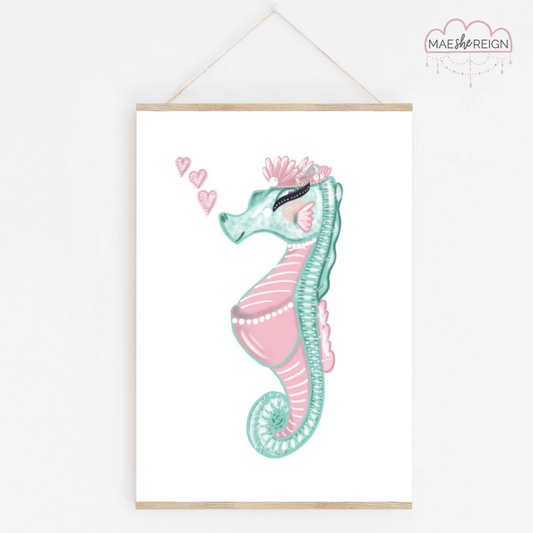 Minty the Seahorse - Mae She Reign - Creative Studio