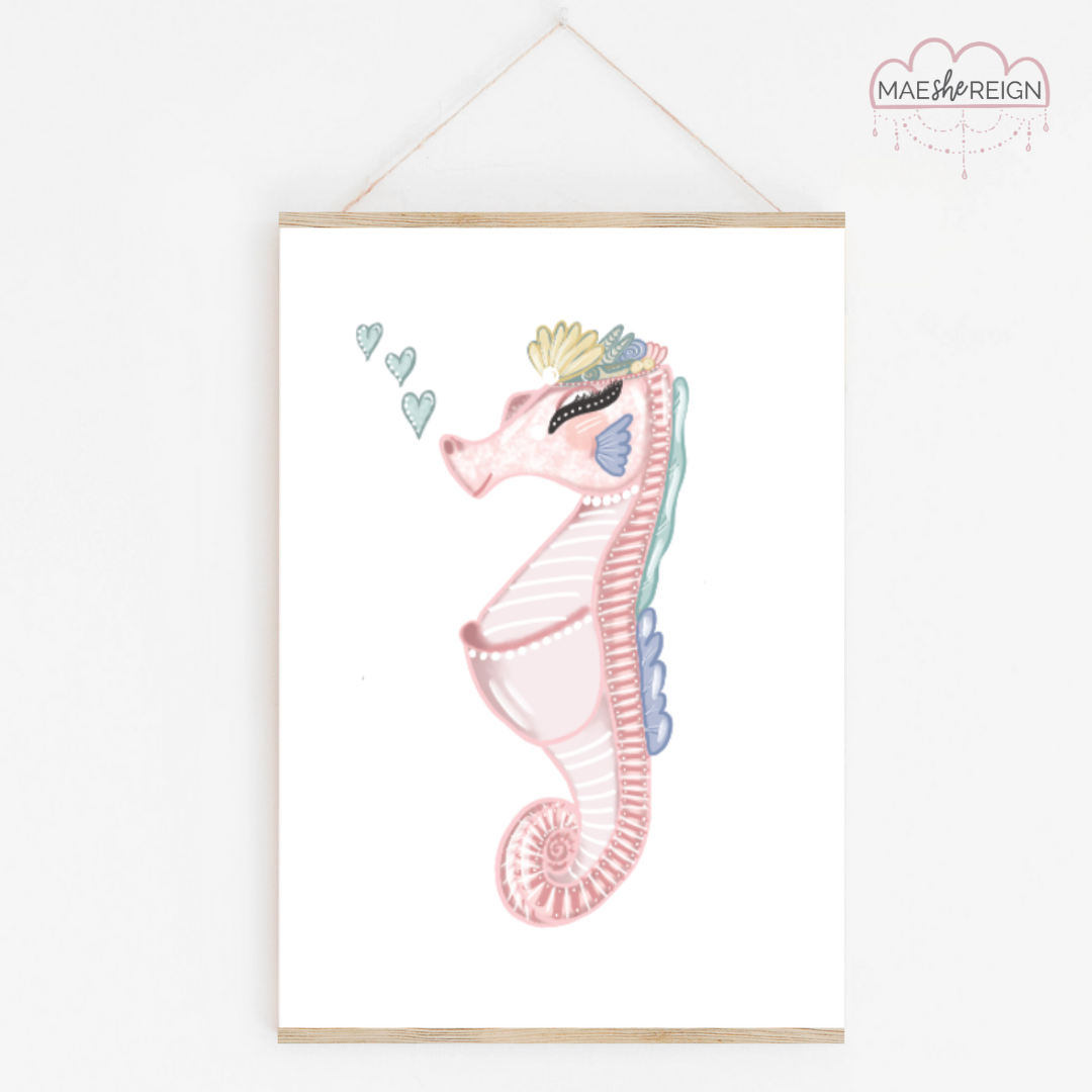 Floss the Seahorse - Mae She Reign - Creative Studio