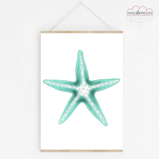 Mint Starfish - Mae She Reign - Creative Studio