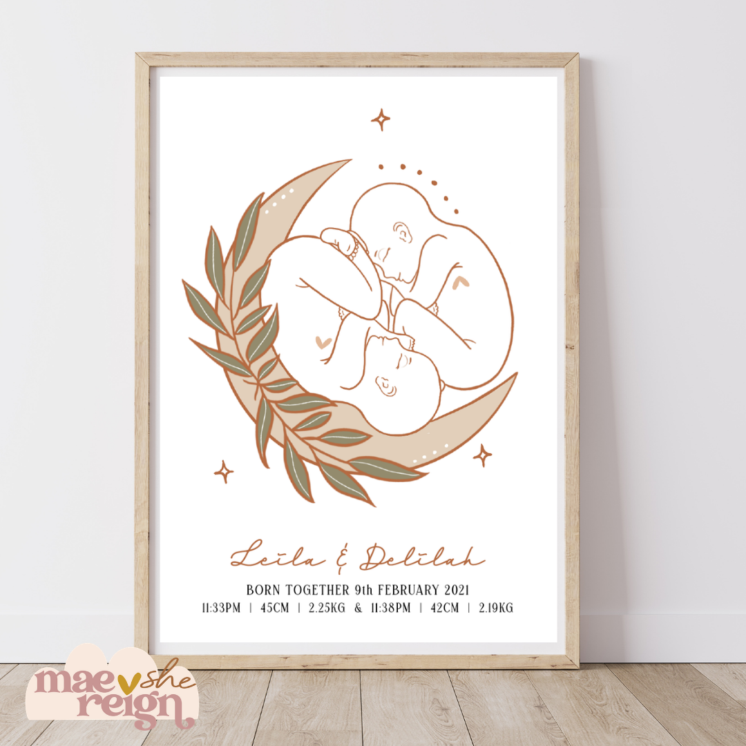 Personalised twin baby 2024 gifts