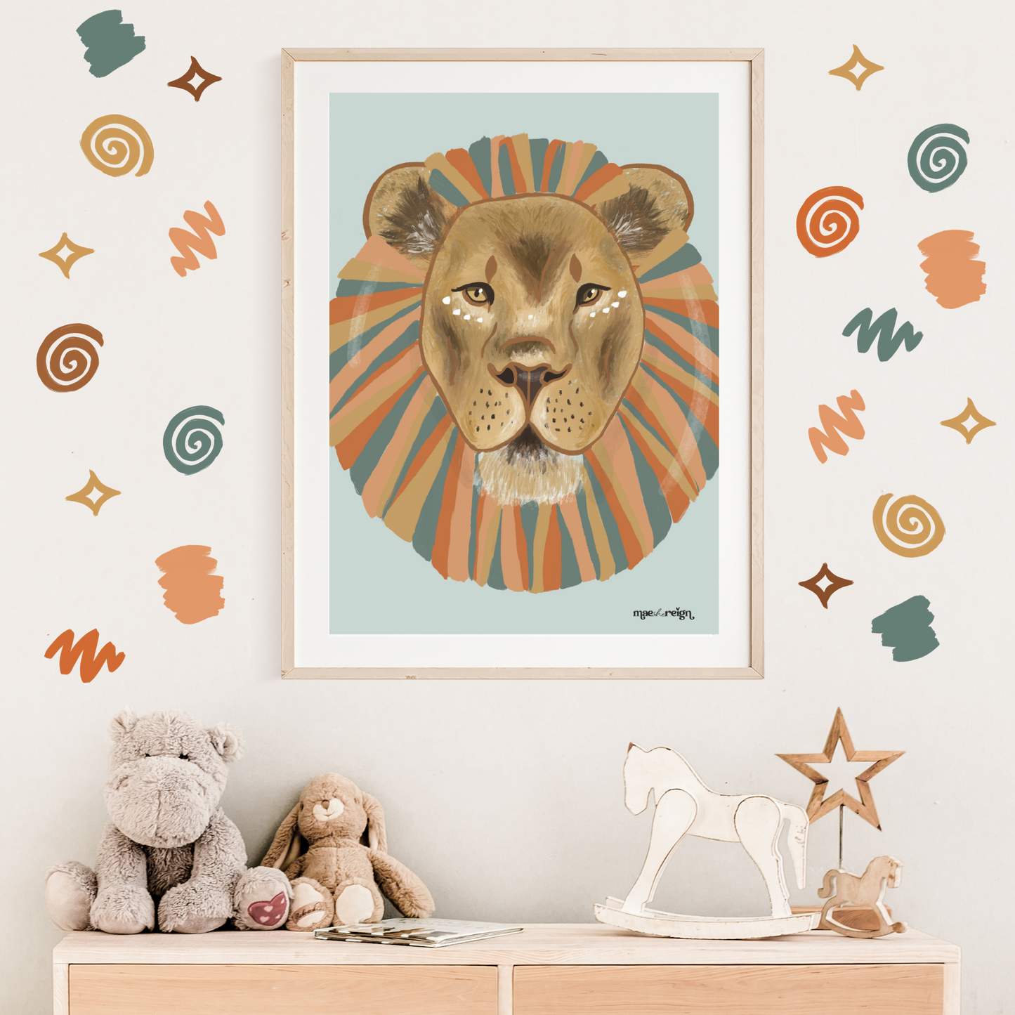 Safari Wall Decals - Mae She Reign - Creative Studio