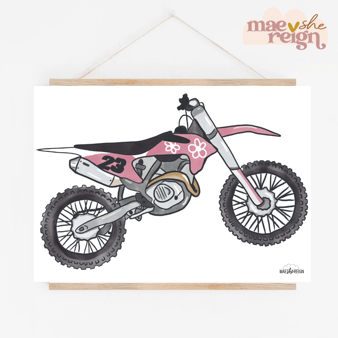 Motocross Dirt Bike - Mae She Reign - Creative Studio