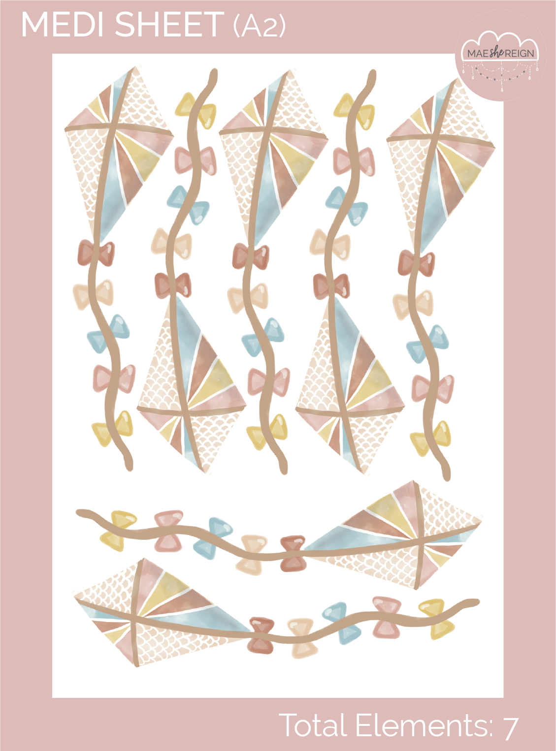 Flying Kites Wall Decals - Mae She Reign - Creative Studio