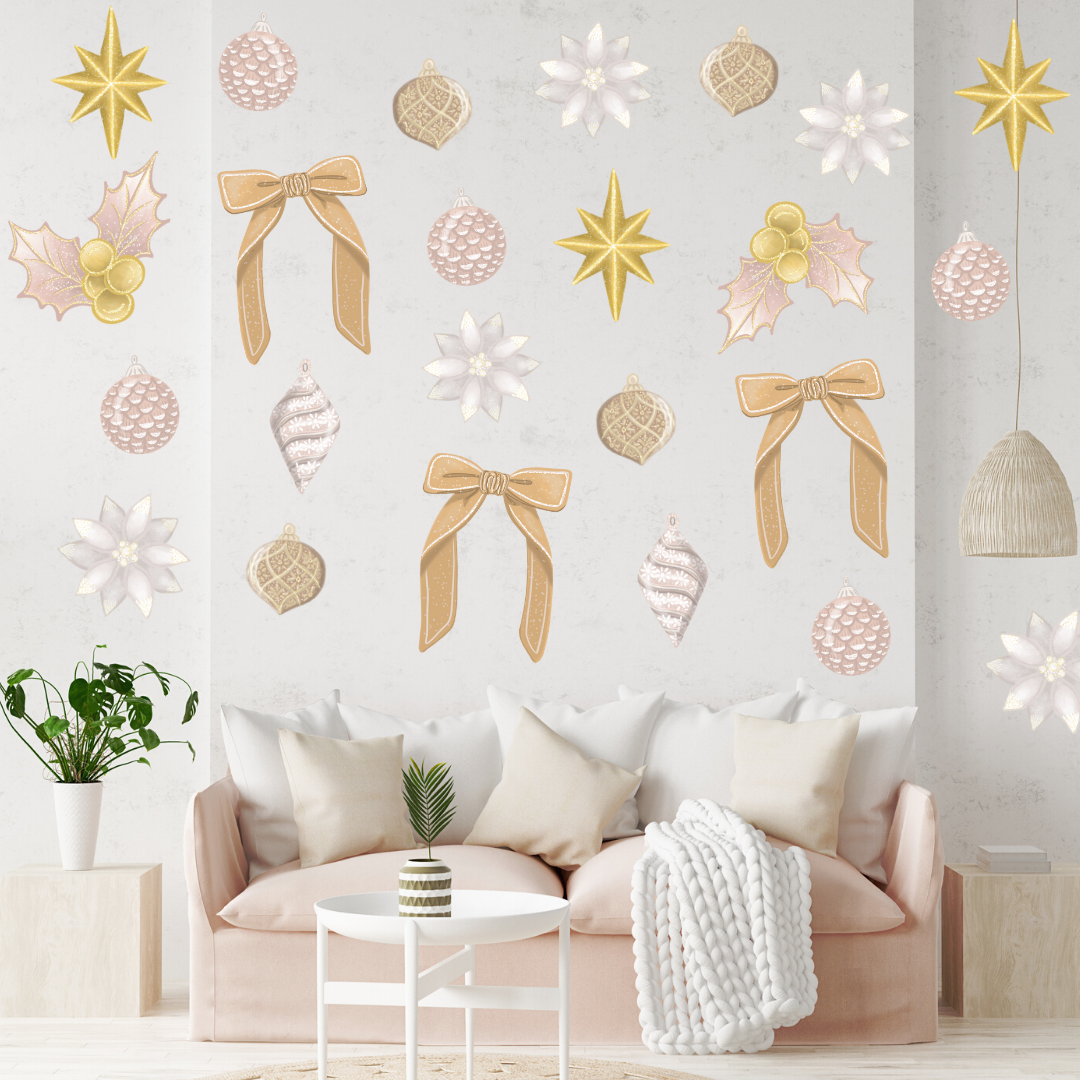 Christmas Decorations Wall Decals - Mae She Reign - Creative Studio