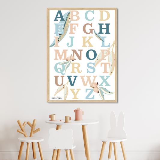 Australiana Alphabet Poster - Mae She Reign - Creative Studio
