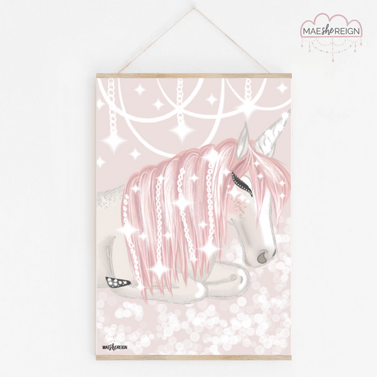 Celeste the Unicorn Sleeping - Mae She Reign - Creative Studio