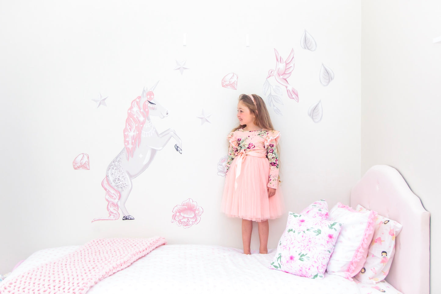 Celeste the Unicorn Standing Up Wall Decals - Mae She Reign - Creative Studio