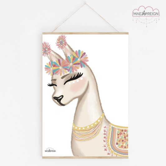 Confetti Llama Lucille - Mae She Reign - Creative Studio