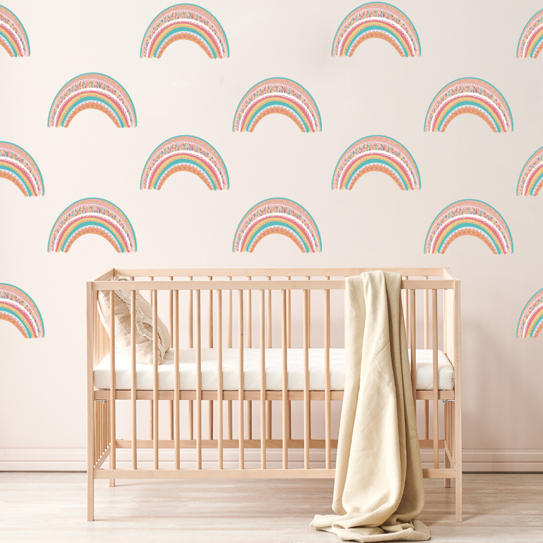 Confetti Rainbows Wall Decals - Mae She Reign - Creative Studio