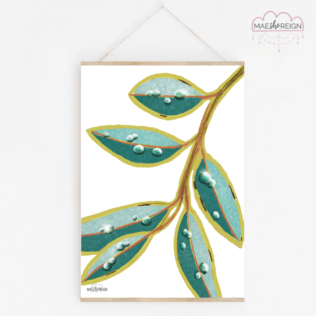 Glistening Gumleaf Branch - Mae She Reign - Creative Studio