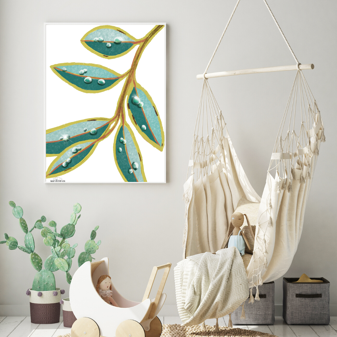 Glistening Gumleaf Branch - Mae She Reign - Creative Studio