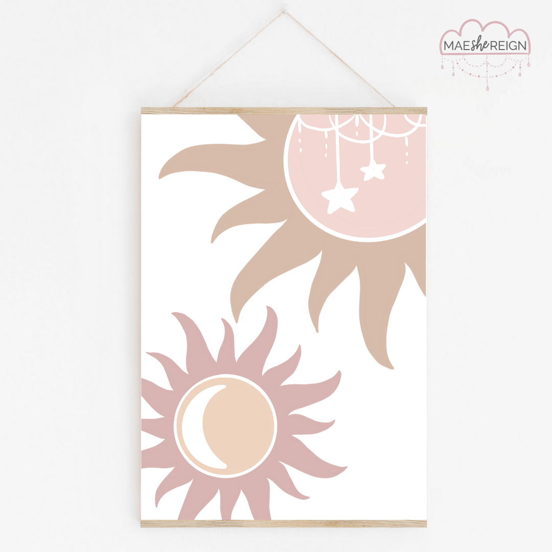 Blush Wildflower Solar Suns - Mae She Reign - Creative Studio