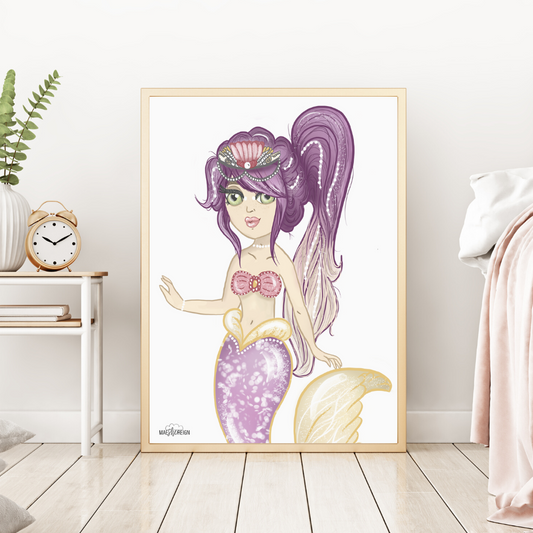 Aria the Mermaid - Close Up - Mae She Reign - Creative Studio