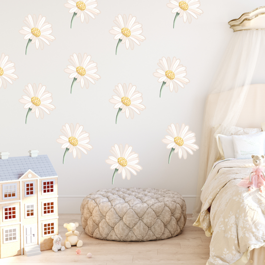 Honey Meadows Repeated Daisy Wall Decals - Mae She Reign - Creative Studio