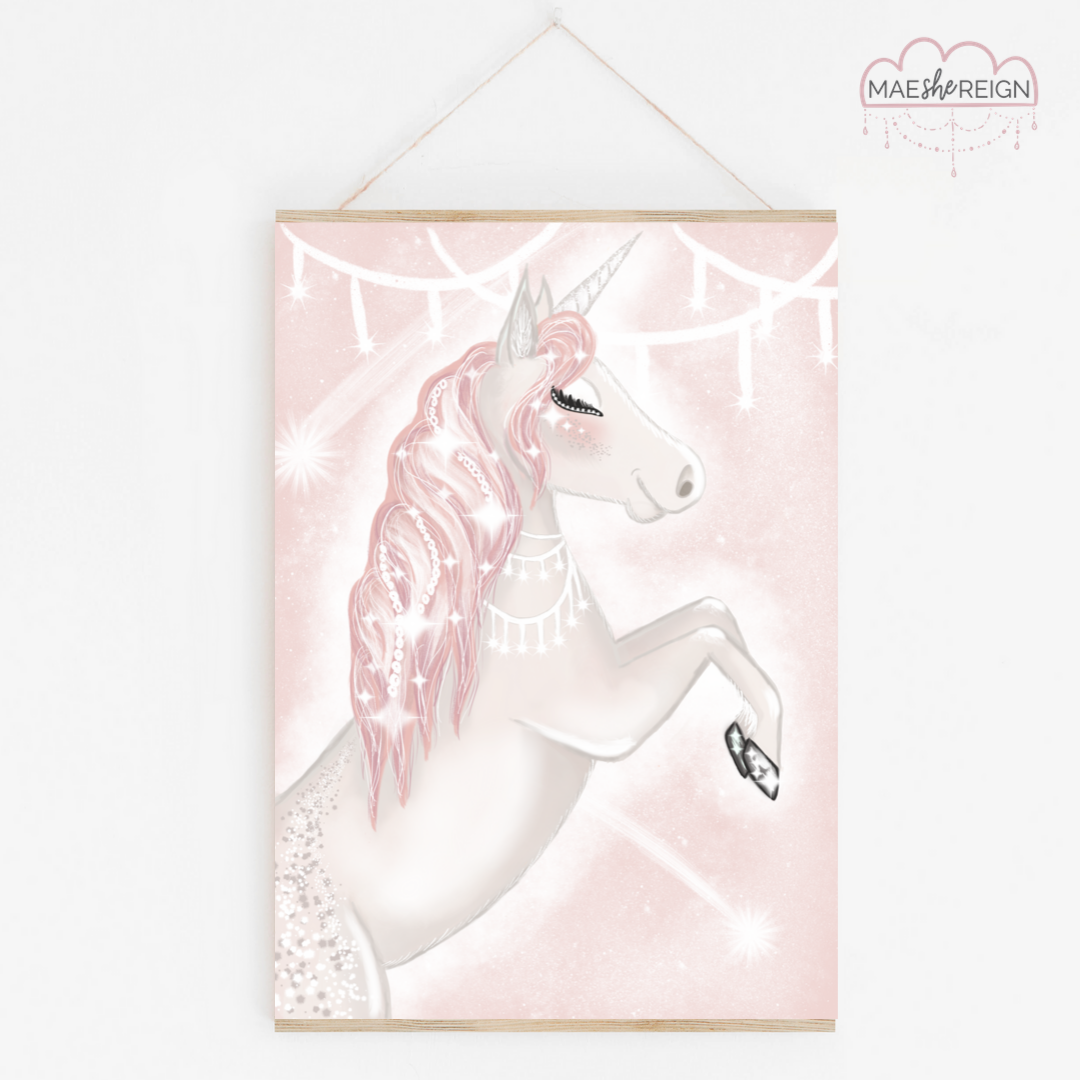 Celeste with Magical Pink Background - Mae She Reign - Creative Studio