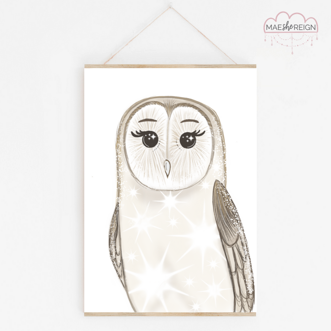 Blair the Barn Owl - Mae She Reign - Creative Studio
