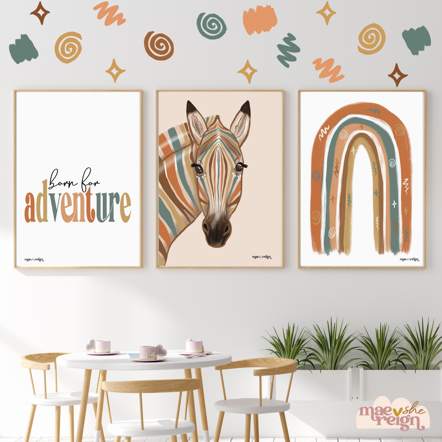 Safari Wall Decals - Mae She Reign - Creative Studio