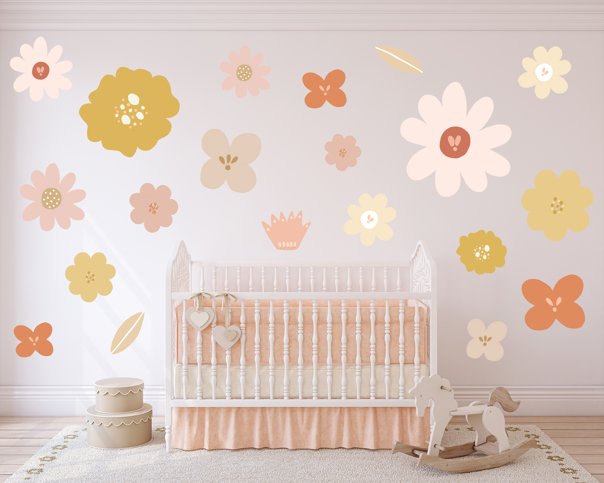 Days With Wildflowers [Mustard] Wall Decals - Mae She Reign - Creative Studio